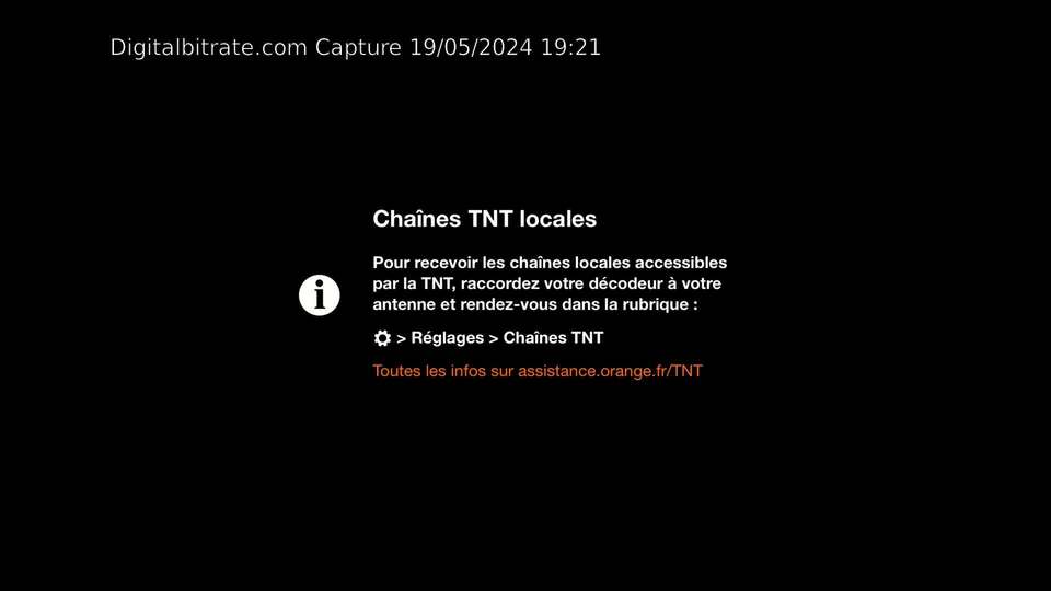 Capture Image CHAINES TNT LOCALES ORF